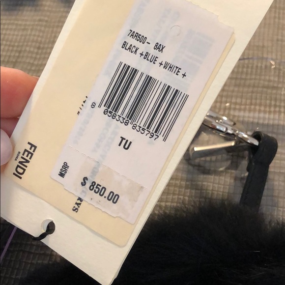 Fendi Fur Flower Bag Charm - Picture 4 of 8